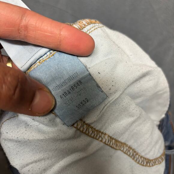 Hollister Jeans 36x32 Ripped Distressed Skater Streetwear Grunge Country Western - Picture 5 of 16